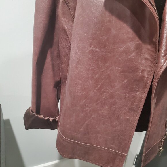 Spiegel Women's Rich Brown Leather Jacket - Picture 9 of 11